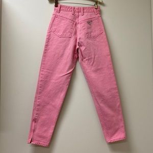 Vintage Pink High Waisted Guess Mom Jeans